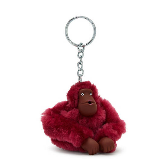 Kipling Sven Small Klassieke Sven Monkey Keychain Accessoires Rood | NL 1208SG